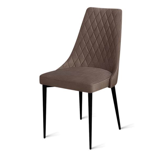 Стул B240 (B240 MOKKA VL12, BK VD)